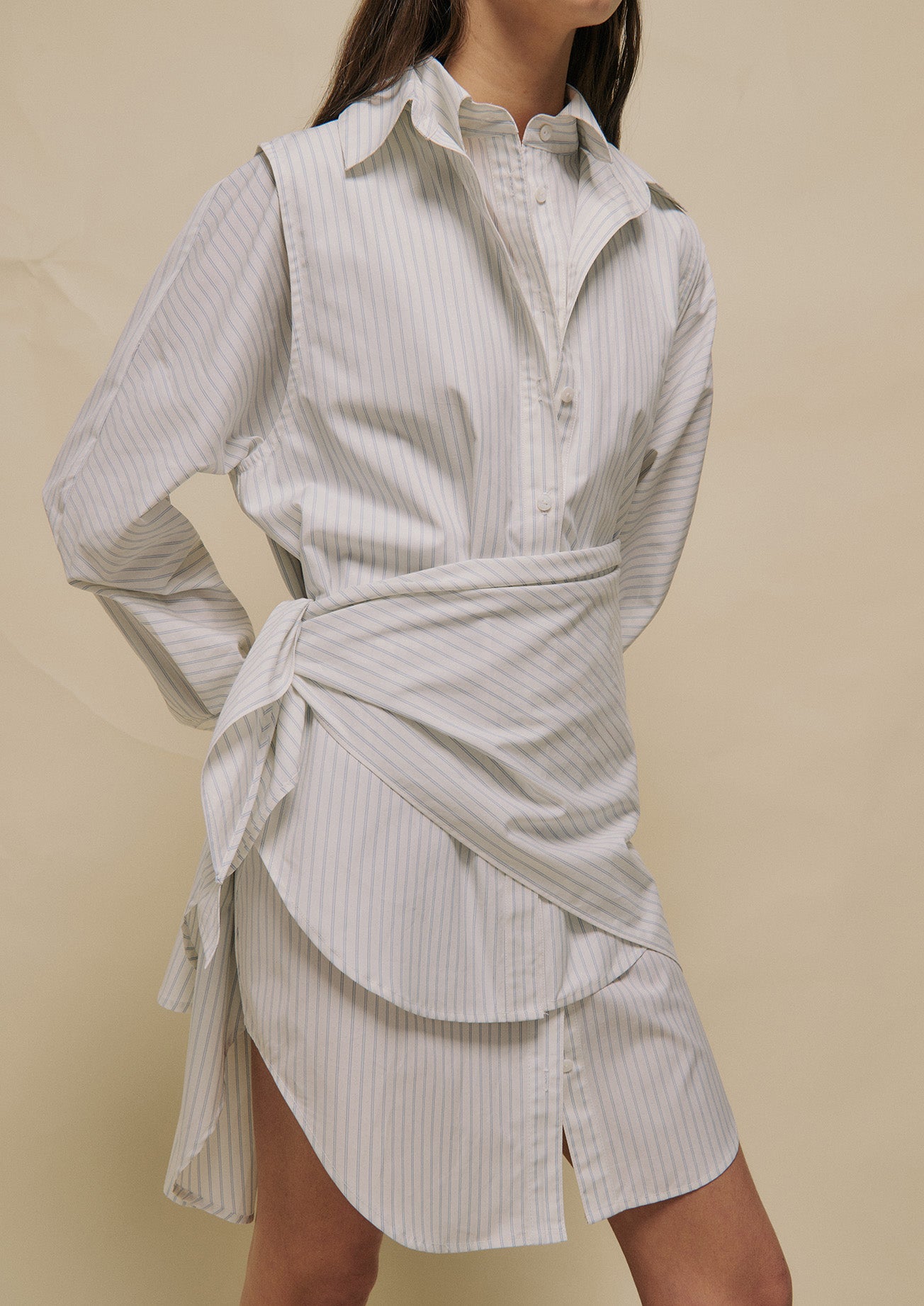 PRE ORDER: SALINA DECONSTRUCTED SHIRT DRESS