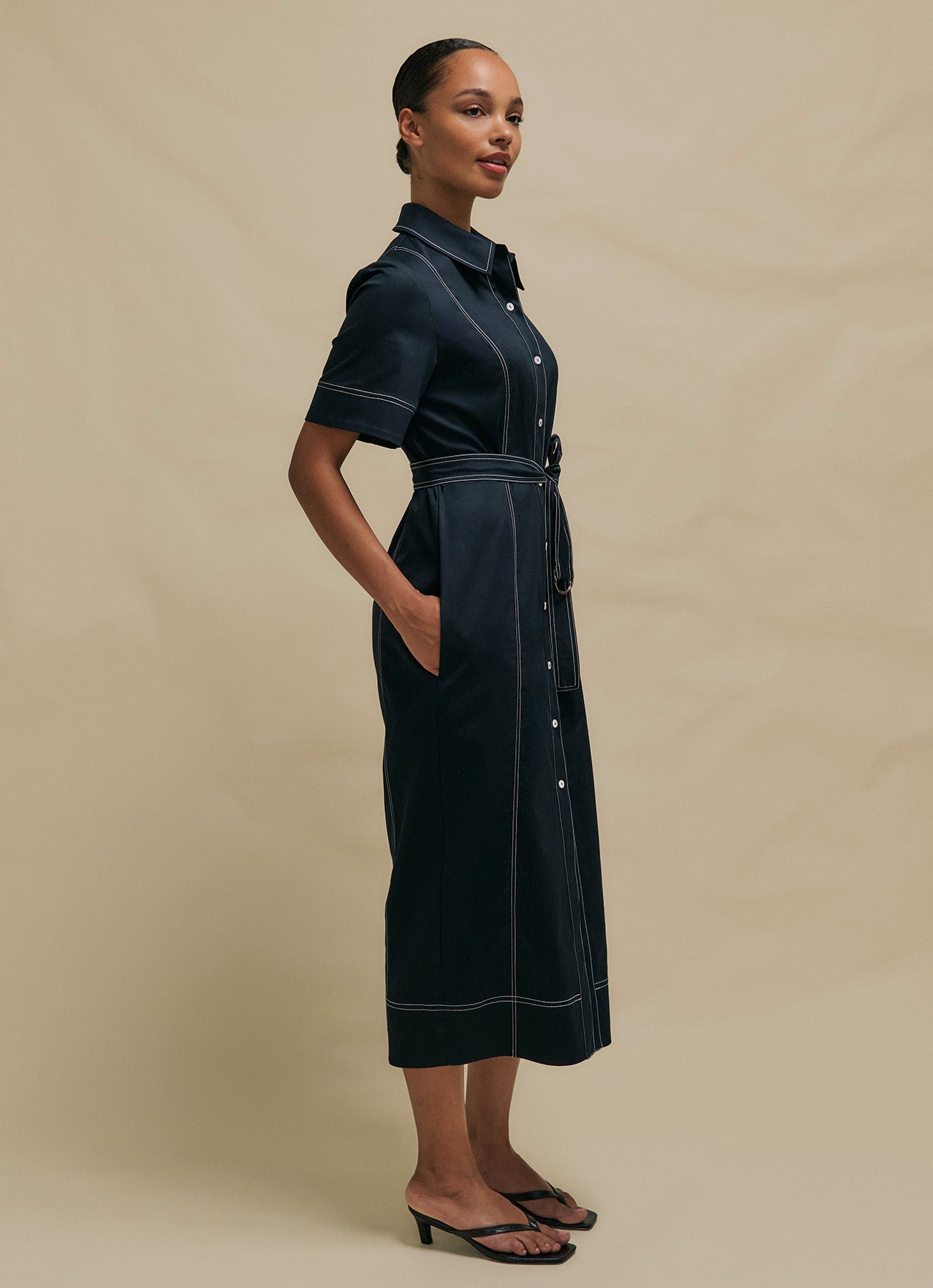 FLYNN SHIRT DRESS