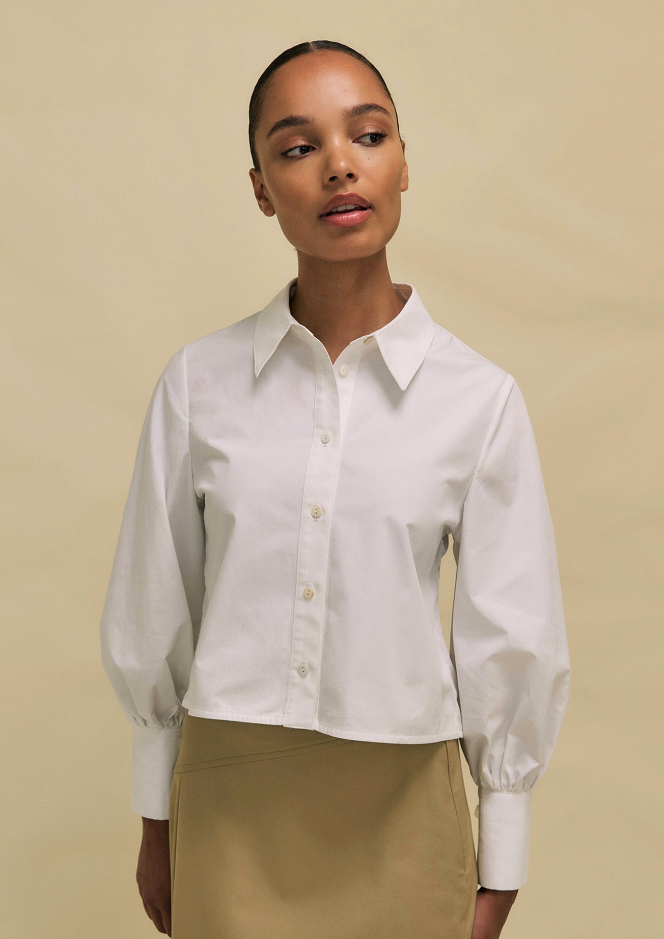 CAMILLE CROPPED SHIRT
