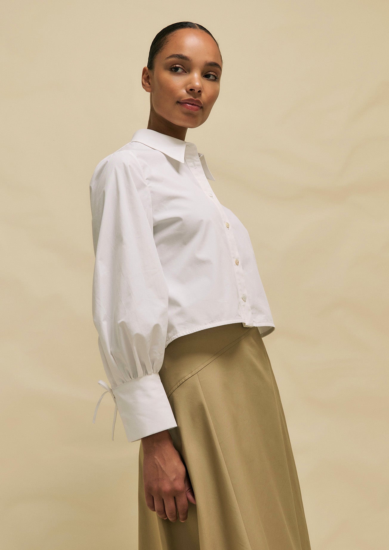 CAMILLE CROPPED SHIRT