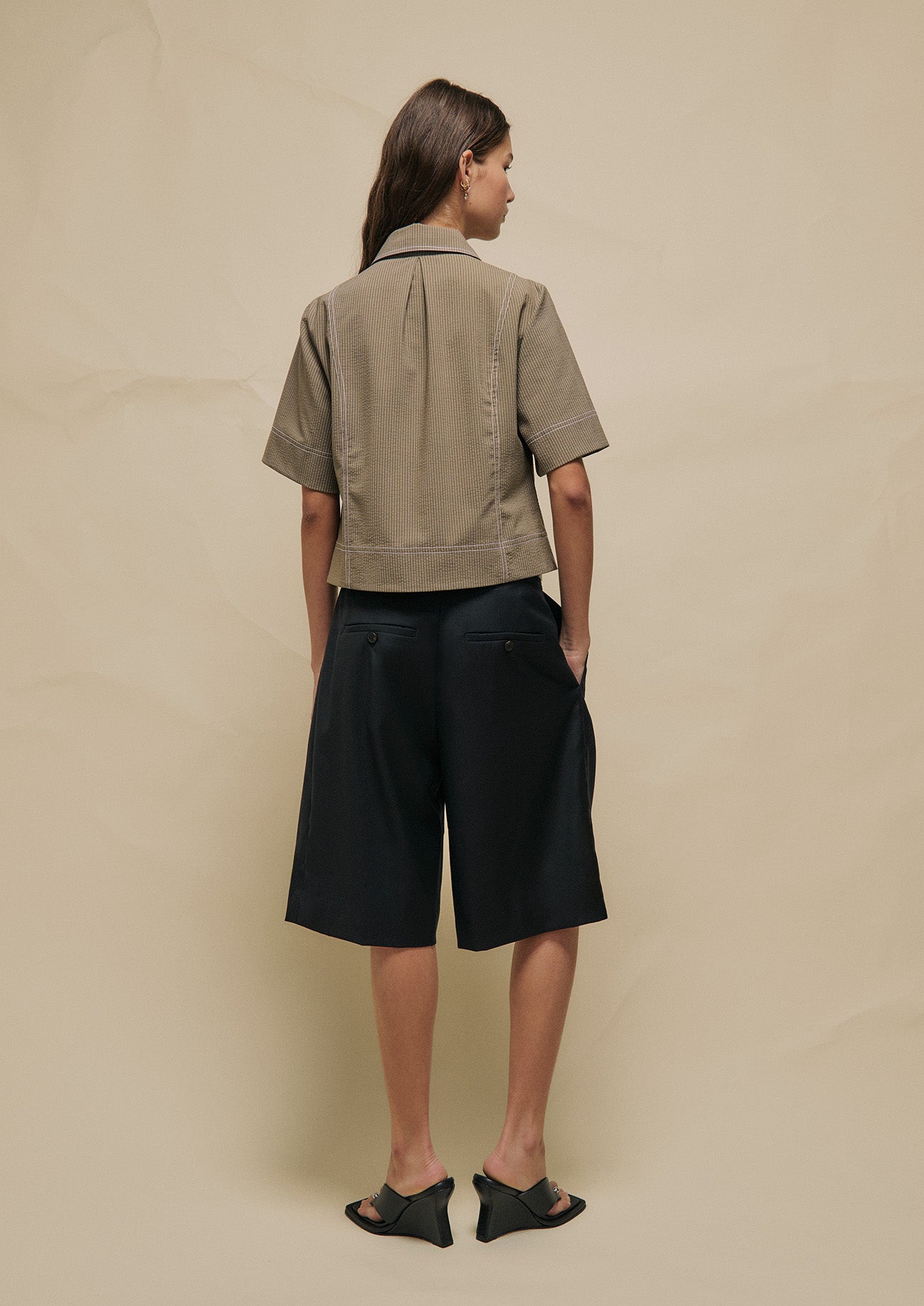 PRE ORDER: BEA CROPPED SHIRT