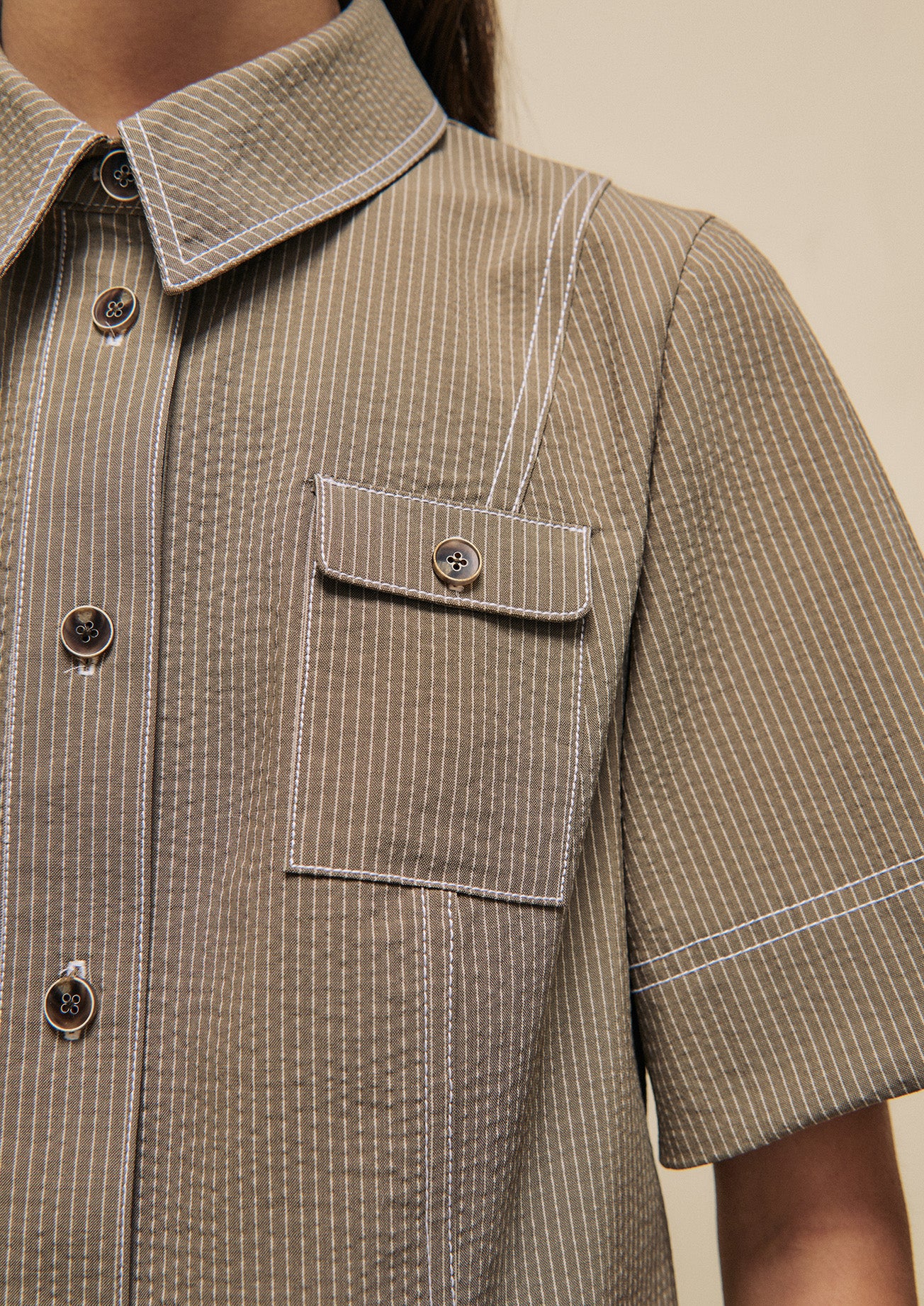 PRE ORDER: BEA CROPPED SHIRT