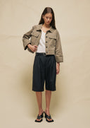BEAU CROPPED WORKER JACKET