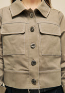 BEAU CROPPED WORKER JACKET