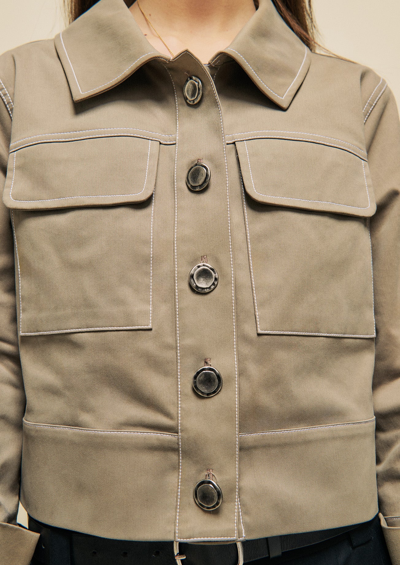 PRE ORDER: BEAU CROPPED WORKER JACKET