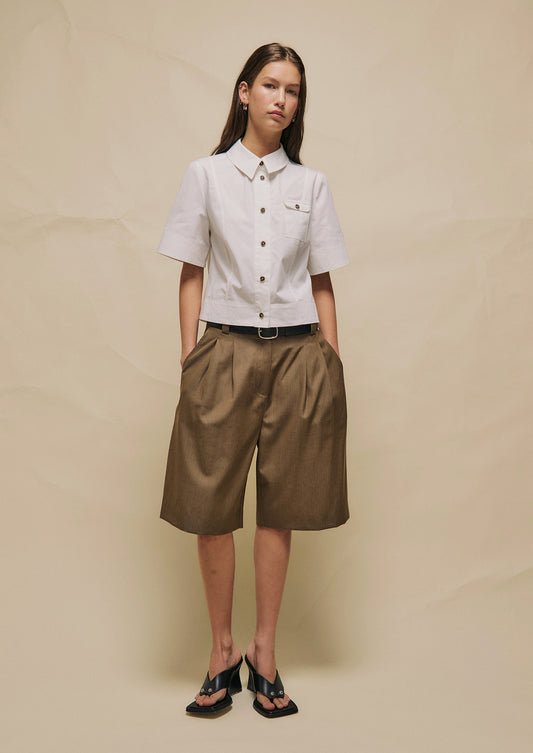 PRE ORDER: BEA CROPPED SHIRT