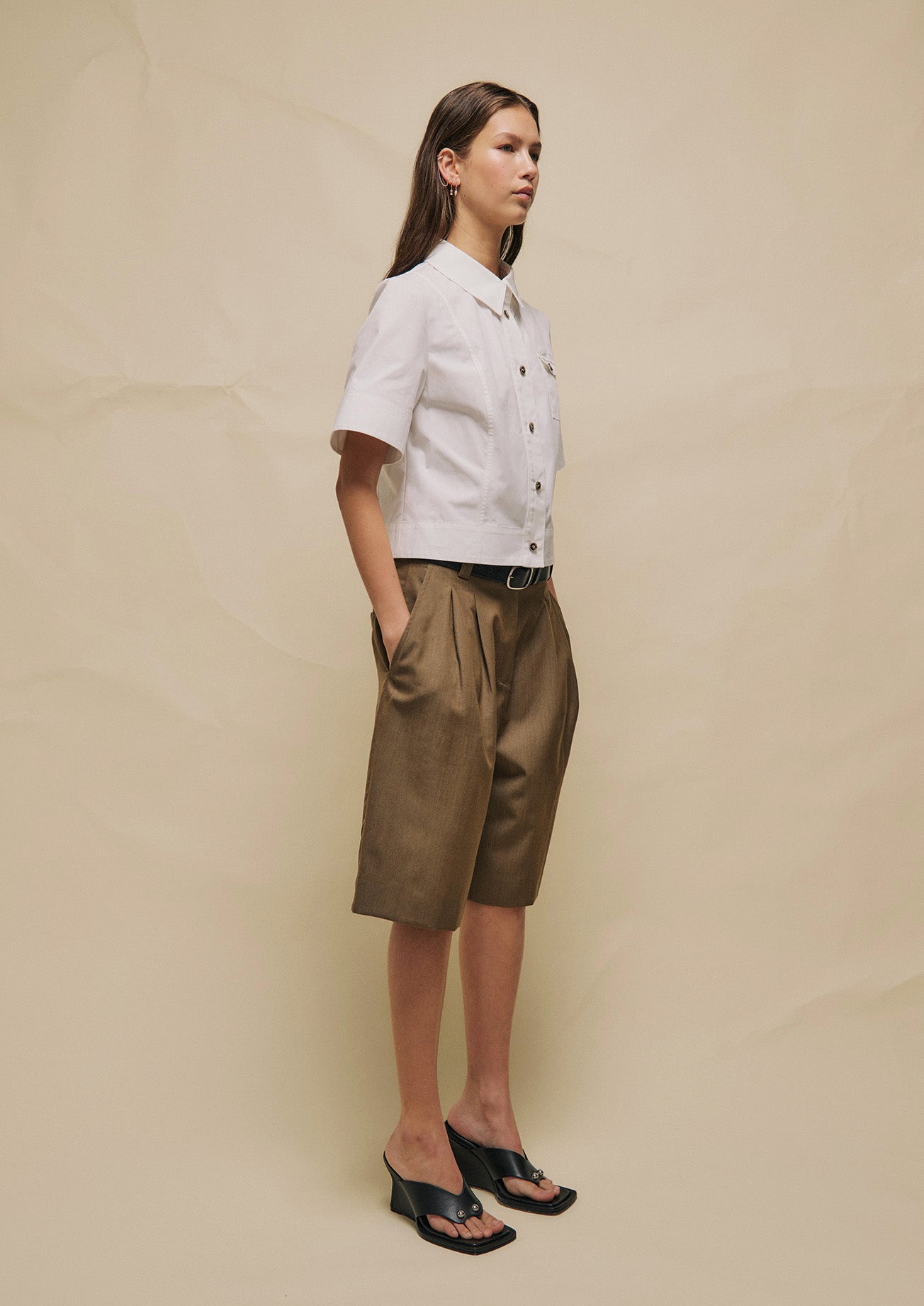 PRE ORDER: BEA CROPPED SHIRT