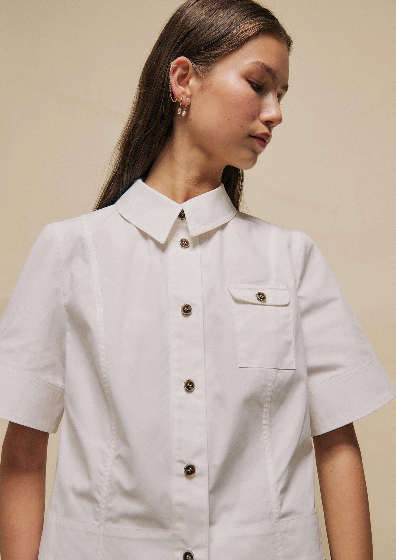 PRE ORDER: BEA CROPPED SHIRT
