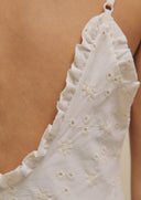 EMBROIDERED ANA SLIP DRESS