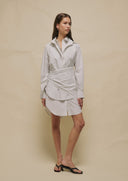 SALINA DECONSTRUCTED SHIRT DRESS