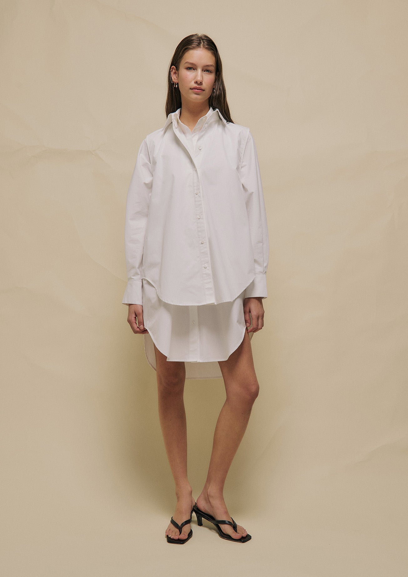 PRE ORDER: SALINA DECONSTRUCTED SHIRT DRESS