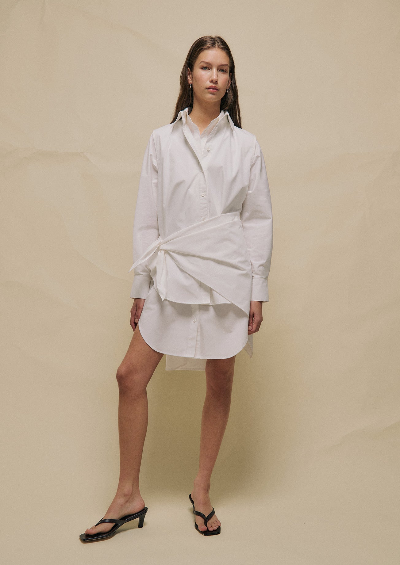 PRE ORDER: SALINA DECONSTRUCTED SHIRT DRESS