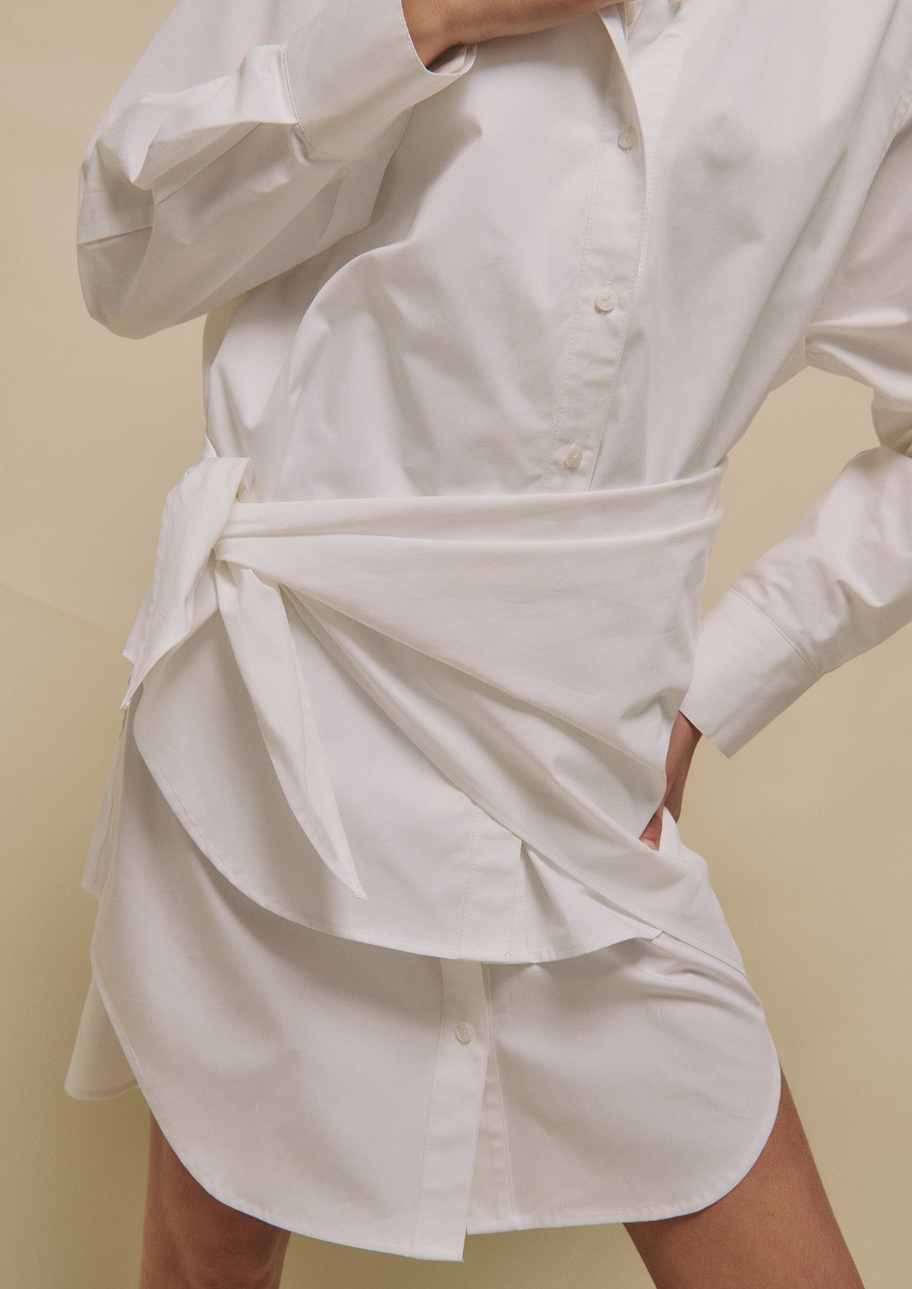 PRE ORDER: SALINA DECONSTRUCTED SHIRT DRESS